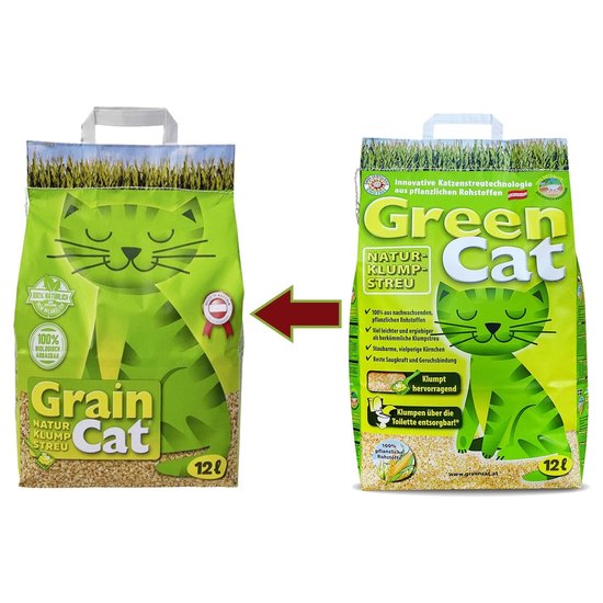 Eigendom condoom betalen GrainCat composteerbare kattenbakvulling 72L