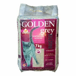 --Breukzakken -- Kattengrit Golden Grey Master 2x7kg 